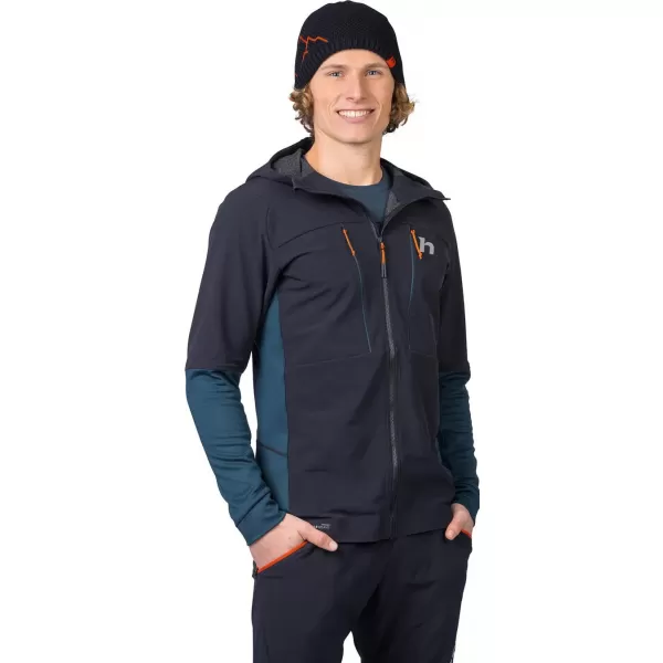  Jachetă pentru bărbați HANNAH TRANE HOODY ANTRACIT/MARE STRATIFICATĂ 