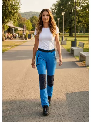 Pantaloni de dama ALTISPORT NoPrint NP/ALW5021NJ ALBASTRU STRĂLUCITOR/BLEUMARIN