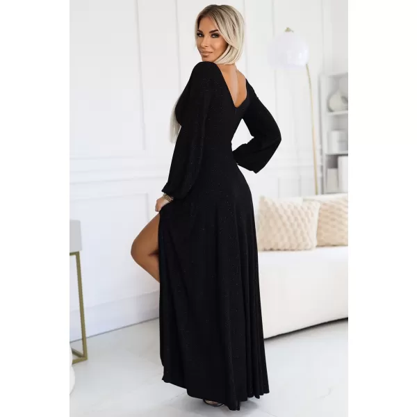  Rochie NUMOCO NELA 572-2 NEGRU 