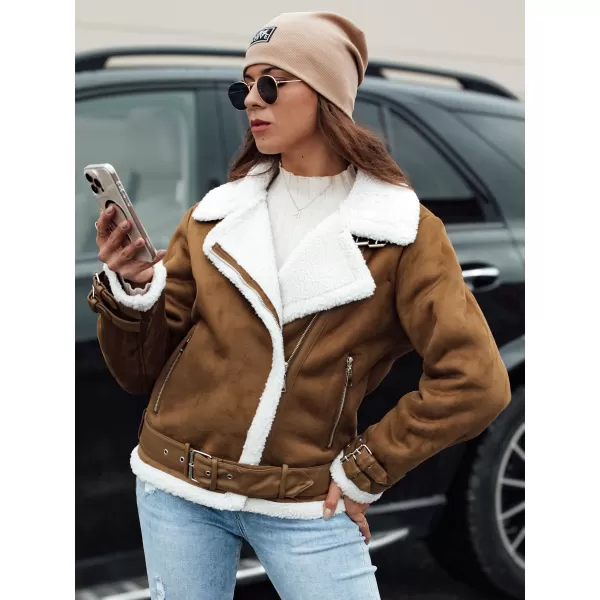  Geacă pentru doamne DSTREET LEVERINO TY4733 CARAMEL 