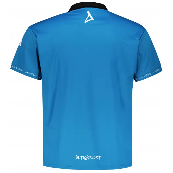  Tricou funcțional pentru bărbați cu guler premium ALTISPORT VOJ/ALM000TR05 KEROSENUL 