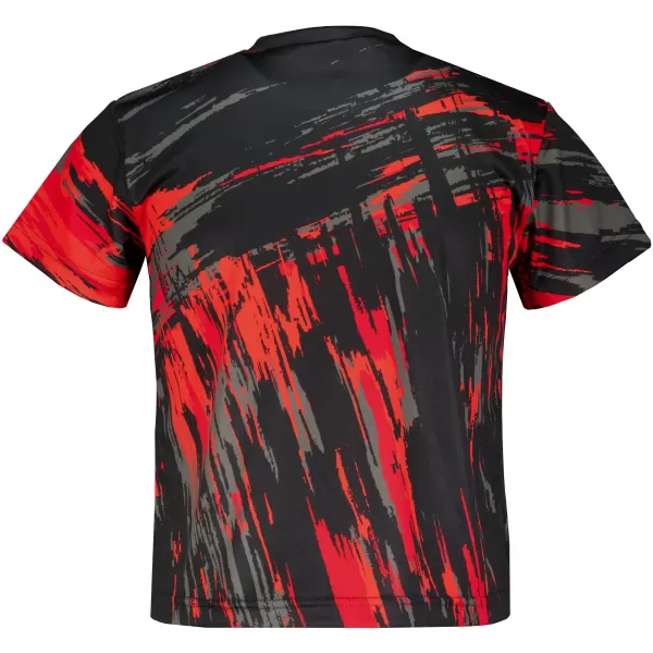  Tricou funcțional premium pentru copii ALTISPORT VOJ/ALK010TR01 NEGRU/ROSU 