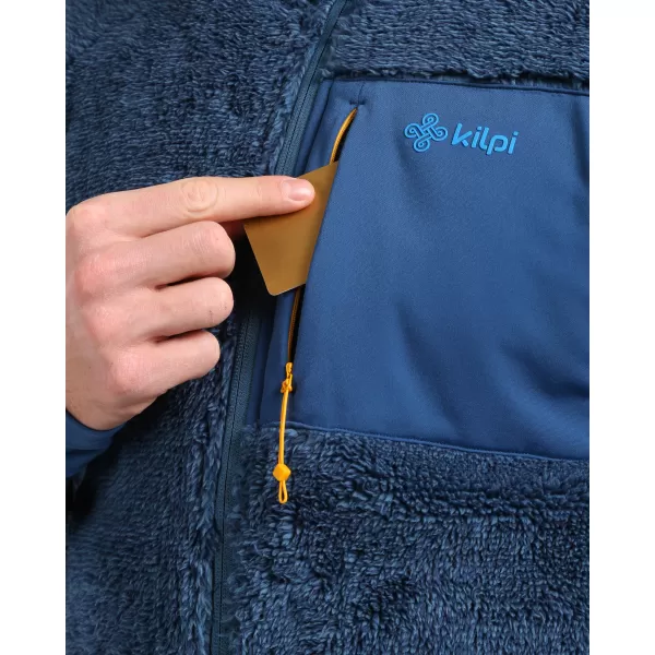  Hanorac pentru bărbați din fleece KILPI NORKA-M WM0204KI ALBASTRU ÎNCHIS 