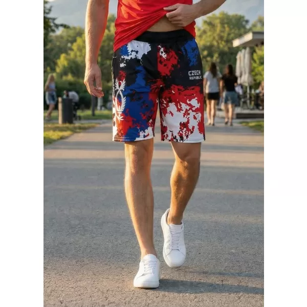 Pantaloni scurți funcționali premium pentru bărbați, fără buzunare ALTISPORT VOJ/ALM036KRA02 PETE 