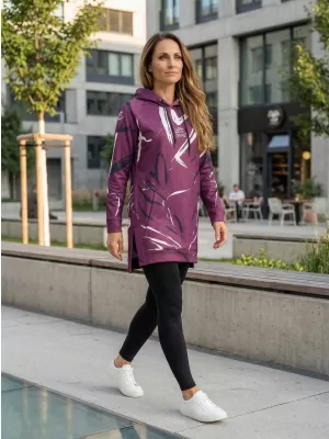 Hanorac prelungit funcțional pentru femei premium ALTISPORT VOJ/ALW049MI03 VIOLET