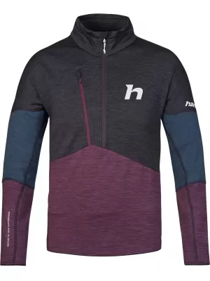 Hanorac pentru bărbați HANNAH NIRO HZ ANTRACIT/PRUNE VIOLET MEL