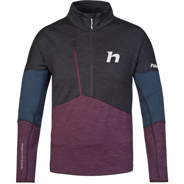  Hanorac pentru bărbați HANNAH NIRO HZ ANTRACIT/PRUNE VIOLET MEL 