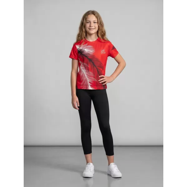  Tricou funcțional premium pentru copii ALTISPORT VOJ/ALK001TR01 ROŞU 