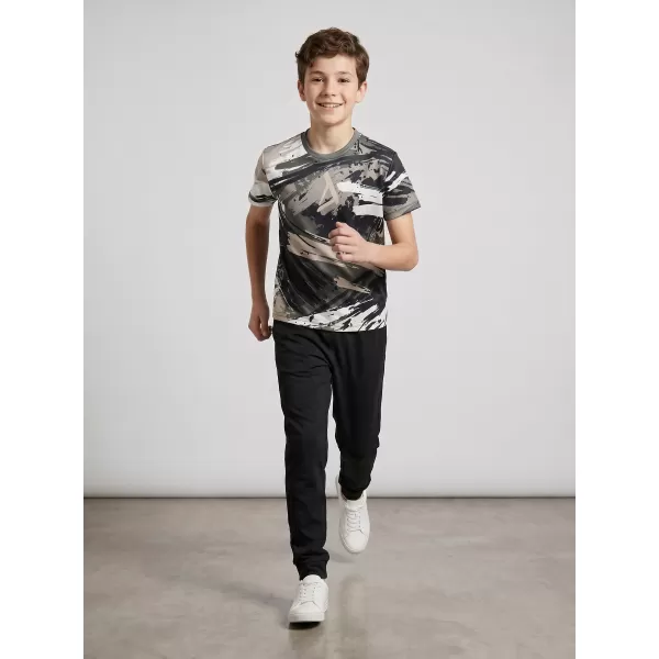  Tricou funcțional premium pentru copii ALTISPORT VOJ/ALK014TR01 NEGRU/GRI 