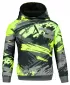 Hanorac funcțional premium pentru copii ALTISPORT VOJ/ALK014MI01 NEGRU/VERDE