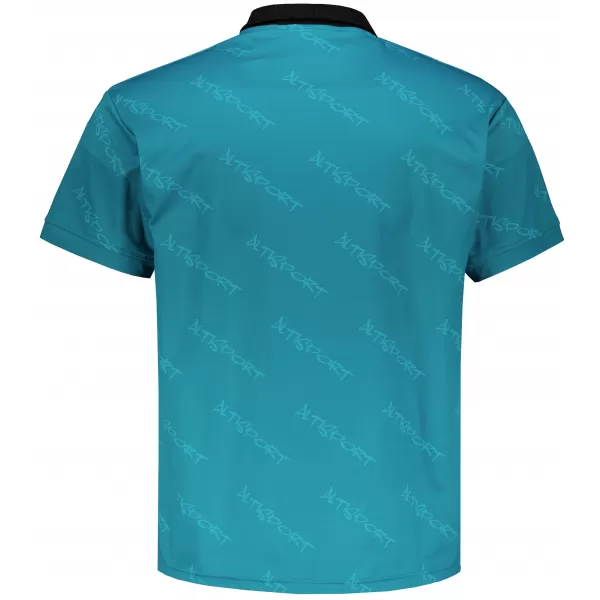  Tricou funcțional pentru bărbați cu guler premium ALTISPORT VOJ/ALM050TR05 KEROSENUL 