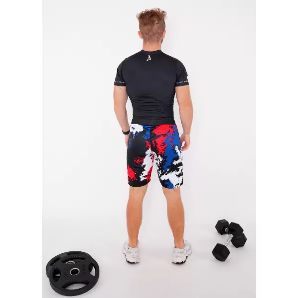  Pantaloni scurți funcționali premium pentru bărbați, fără buzunare ALTISPORT VOJ/ALM036KRA02 PETE 