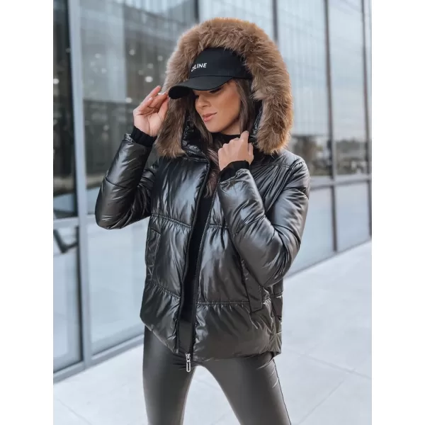  Geacă pentru doamne DSTREET SPARKLE TY3953 NEGRU 
