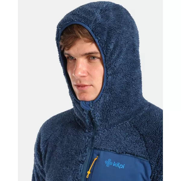  Hanorac pentru bărbați din fleece KILPI NORKA-M WM0204KI ALBASTRU ÎNCHIS 