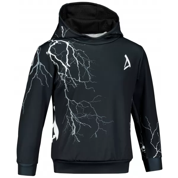  Hanorac funcțional premium pentru copii ALTISPORT VOJ/ALK004MI01 ALB-NEGRU 