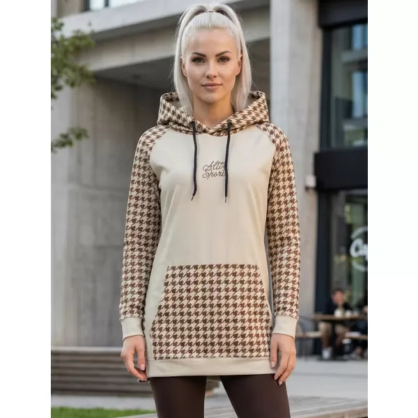  Hanorac prelungit funcțional pentru femei premium ALTISPORT VOJ/ALW048MI03 MARO 