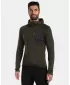 Pulover bărbătesc din lână KILPI MERINI-M WM0201KI VERDE ÎNCHIS