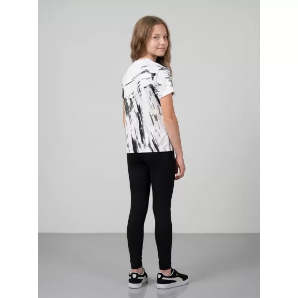  Tricou funcțional premium pentru copii ALTISPORT VOJ/ALK010TR01 ALB/NEGRU 