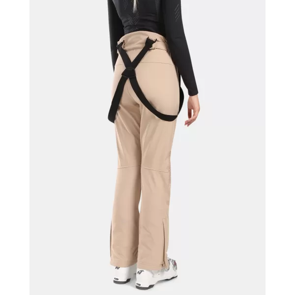  Pantaloni de schi softshell pentru femei KILPI DIONE-W WL0408KI BEJ 