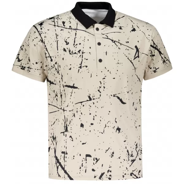  Tricou funcțional pentru bărbați cu guler premium ALTISPORT VOJ/ALM034TR05 MARO 