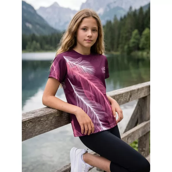  Tricou funcțional premium pentru copii ALTISPORT VOJ/ALK001TR01 FUCSIE 