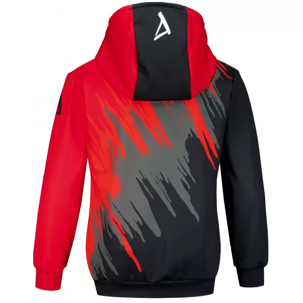  Hanorac funcțional premium pentru copii ALTISPORT VOJ/ALK006MI01 NEGRU/ROSU 