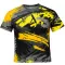 Tricou funcțional premium pentru copii ALTISPORT VOJ/ALK014TR01 NEGRU SI GALBEN