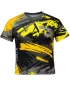 Tricou funcțional premium pentru copii ALTISPORT VOJ/ALK014TR01 NEGRU SI GALBEN