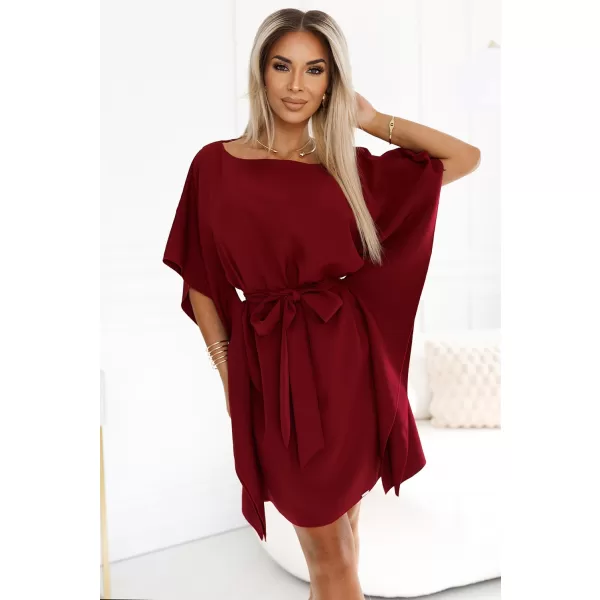 Rochie NUMOCO SOFIA 287-34 BURGUNDIA 