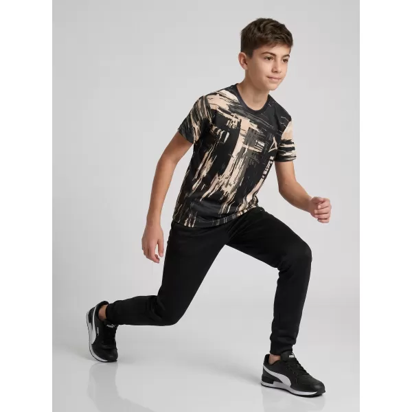  Tricou funcțional premium pentru copii ALTISPORT VOJ/ALK010TR01 NEGRU/MARO 