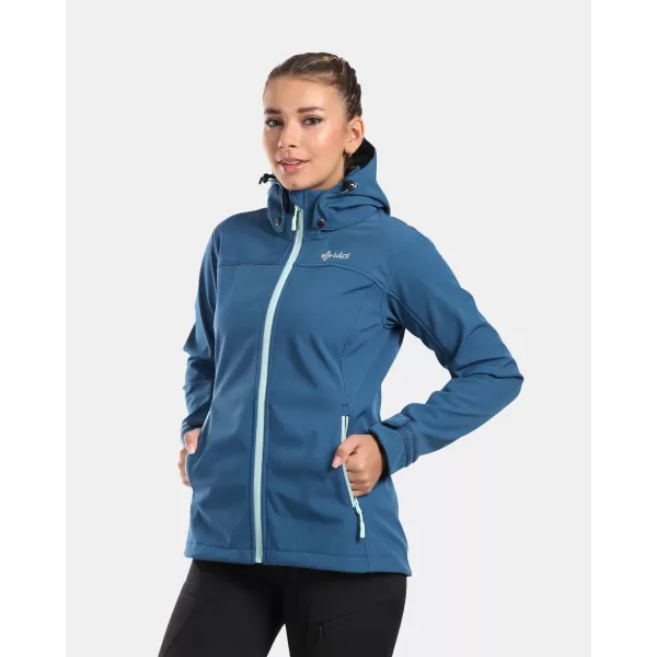  Jachetă softshell de damă KILPI RAVIA-W WL0129KI ALBASTRU ÎNCHIS 