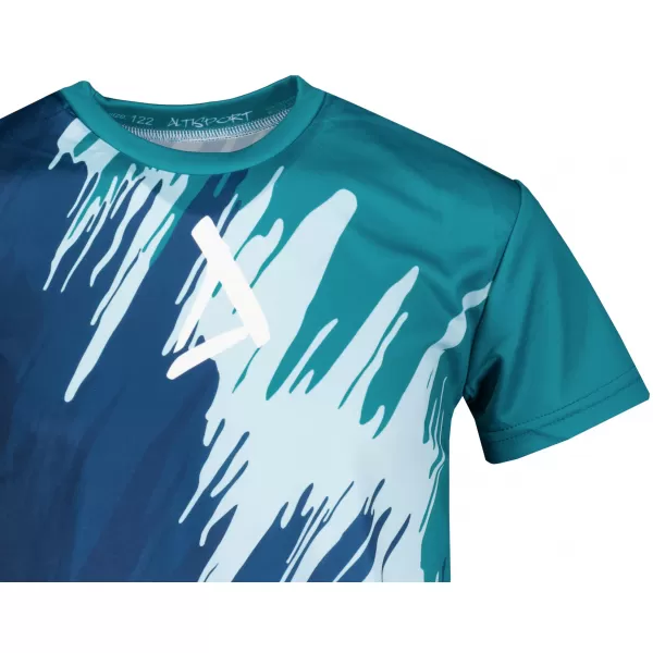  Tricou funcțional premium pentru copii ALTISPORT VOJ/ALK006TR01 KEROSEN/ALBASTRU 