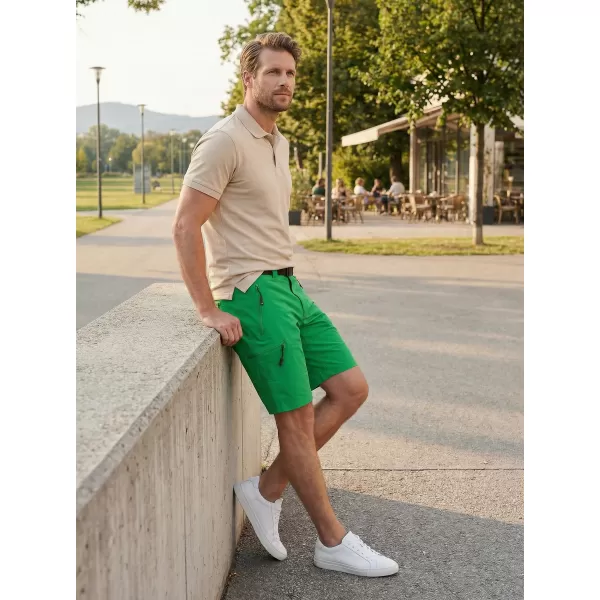  Pantaloni scurți pentru bărbați ALTISPORT NoPrint NP/ALM4021NJ VERDE FERIGA 
