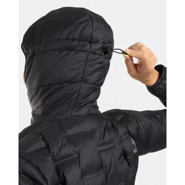  Jachetă de puf pentru femei KILPI ALBERTA-W WL0115KI NEGRU 