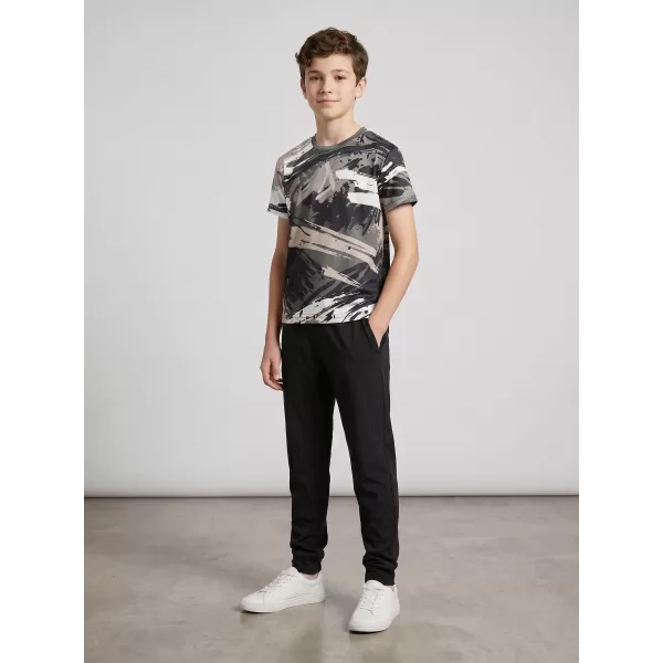  Tricou funcțional premium pentru copii ALTISPORT VOJ/ALK014TR01 NEGRU/GRI 