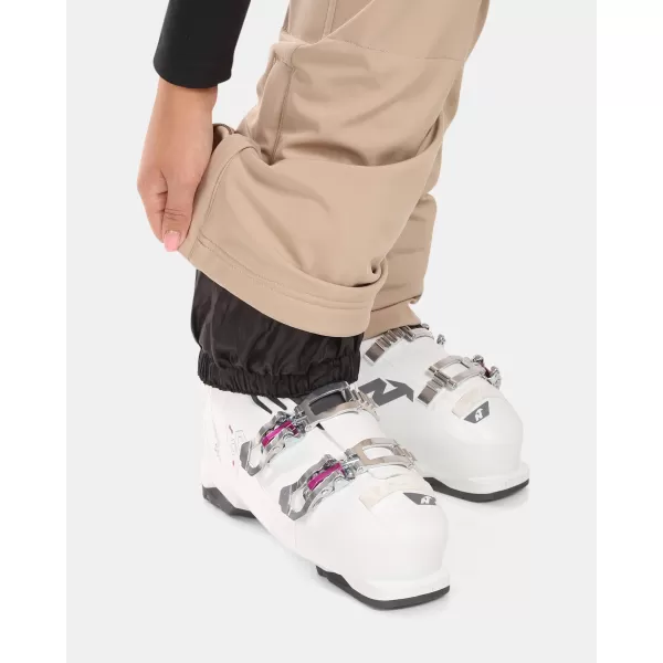  Pantaloni de schi softshell pentru femei KILPI DIONE-W WL0408KI BEJ 