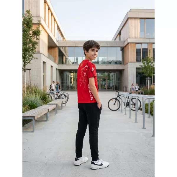 Tricou funcțional premium pentru copii ALTISPORT VOJ/ALK004TR01 ROŞU 
