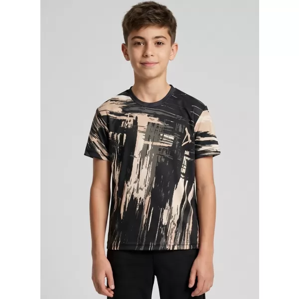  Tricou funcțional premium pentru copii ALTISPORT VOJ/ALK010TR01 NEGRU/MARO 