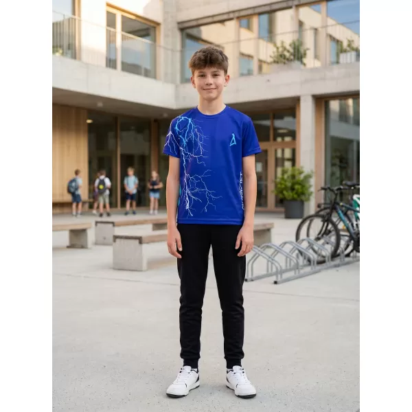  Tricou funcțional premium pentru copii ALTISPORT VOJ/ALK004TR01 ALBASTRU REGAL 