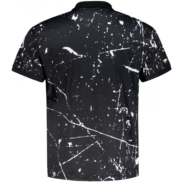  Tricou funcțional pentru bărbați cu guler premium ALTISPORT VOJ/ALM034TR05 NEGRU 