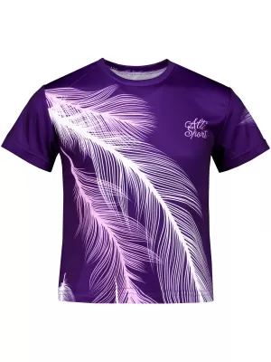 Tricou funcțional premium pentru copii ALTISPORT VOJ/ALK001TR01 VIOLET