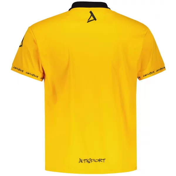  Tricou funcțional pentru bărbați cu guler premium ALTISPORT VOJ/ALM000TR05 PORTOCALE 