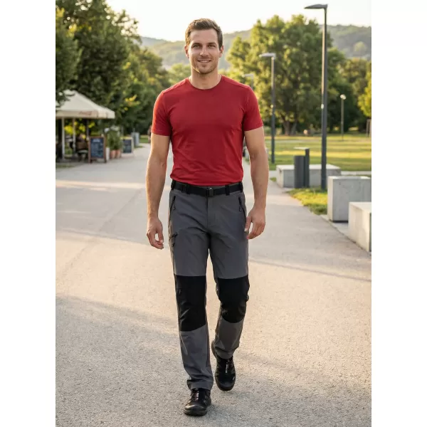  Pantaloni pentru bărbați ALTISPORT NoPrint NP/ALM6021NJ CARBON/NEGRU 