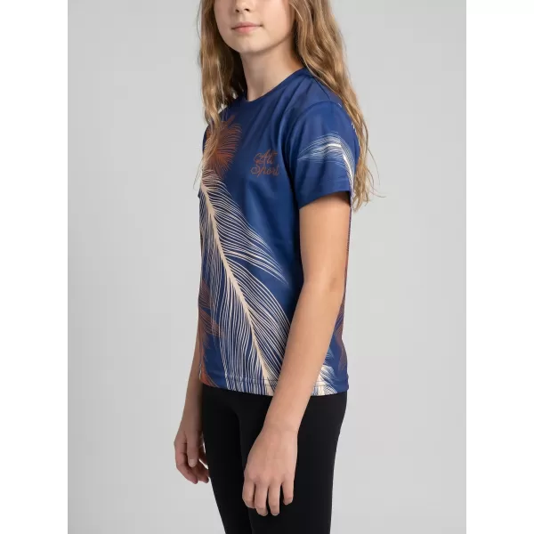  Tricou funcțional premium pentru copii ALTISPORT VOJ/ALK001TR01 BLEUMARIN/MARO 