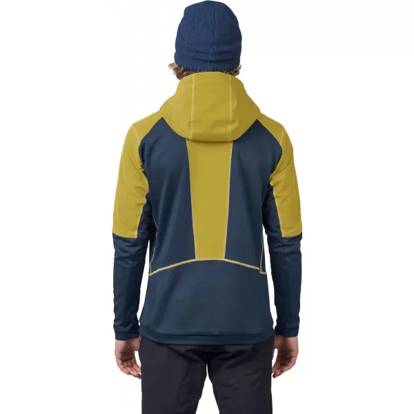  Jachetă pentru bărbați HANNAH TRANE HOODY ULEI DE AVOCADO/MARE STRATIFICATĂ 