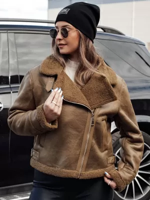 Geacă pentru doamne DSTREET SOFTSTILL TY4747 CARAMEL