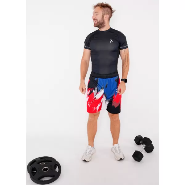  Pantaloni scurți funcționali premium pentru bărbați, fără buzunare ALTISPORT VOJ/ALM036KRA02 DUNGI 