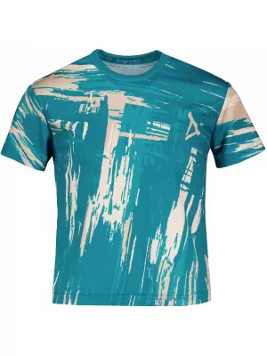 Tricou funcțional premium pentru copii ALTISPORT VOJ/ALK010TR01 SMARALD/ALBASTRU