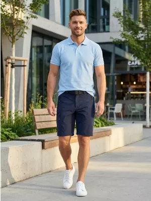 Pantaloni scurți pentru bărbați ALTISPORT NoPrint NP/ALM4021NJ OBICEIURI