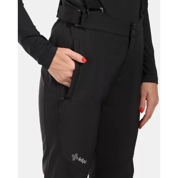  Pantaloni de schi softshell pentru femei KILPI RHEA-W WL0409KI NEGRU 